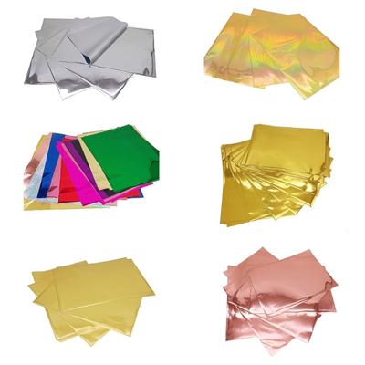 50 Blatt A 4 Transferfolie Papier Tonerreaktive Folie Tonerfolie Papier Heißfolienprägepapiere für Kartenherstellung Dropshipping