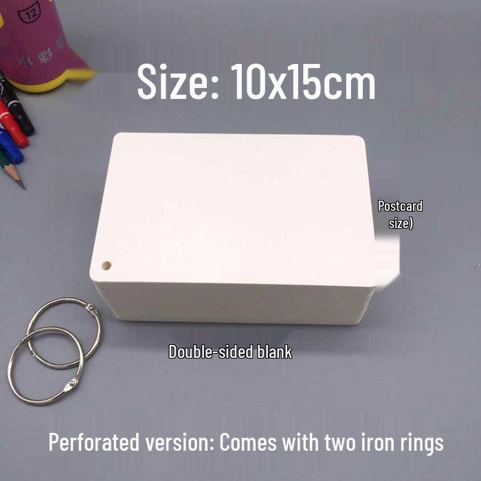 DIY Blank Postcards: Creative Writing, English Word, and Pinyin Greeting Cards