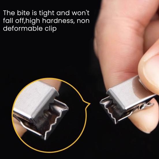 20Pcs Stainless Steel Hooks Clips Rustproof Weather-Resistant Multi-purpose Curtain String Light Hangers S Hooks