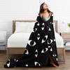 Eye Pattern Flannel Blanket Winter Soft Throw Blanket for Boy Girl Living Room Graphic Bedspread Sofa Bed Cover