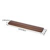 Solid Black Walnut Wrist Rest Anti-Slip Ergonomic Palm Rest Keyboards Space-Saving Durable Design for Office Gaming & Long Typing Sessions 44/36cm