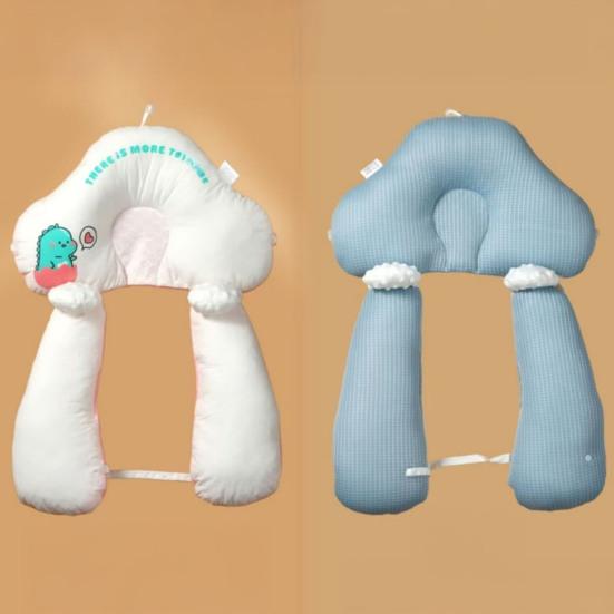 Wedge Pillow for Newborn Ergonomic Baby Sleeping Pillow Prevents Flat Head Adjustable Soothing Pillow for Proper Alignment And Pressure Relief