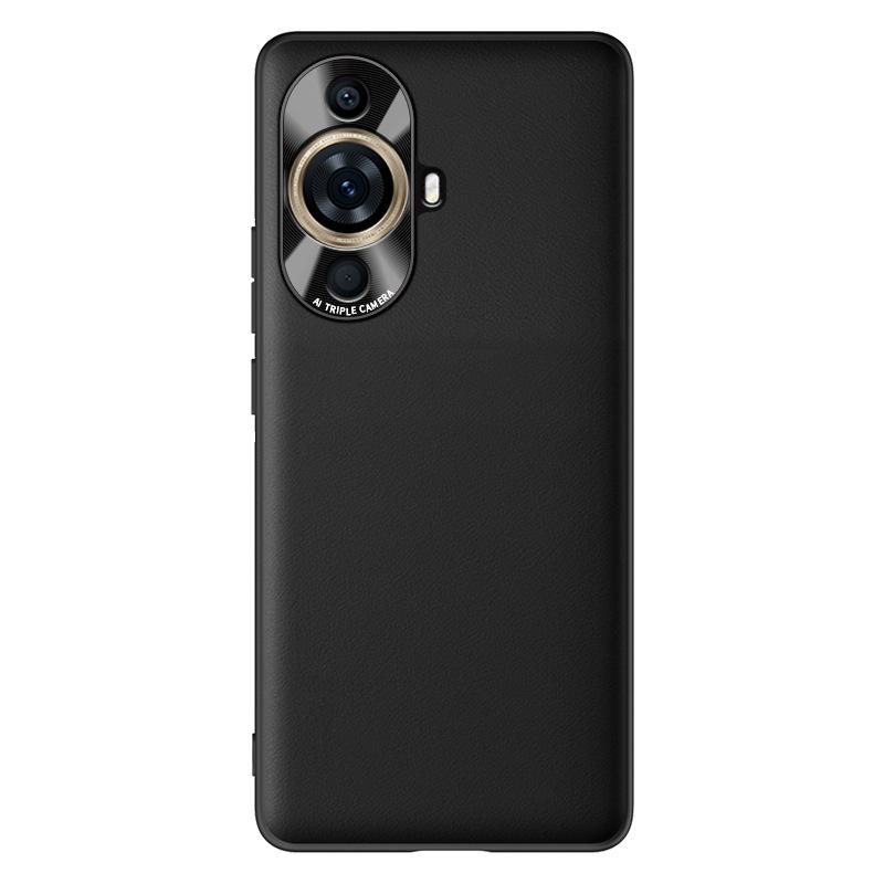 Protective liquid leather case for Huawei nova 11 Pro, anti-fall design, single piece shipment available.
