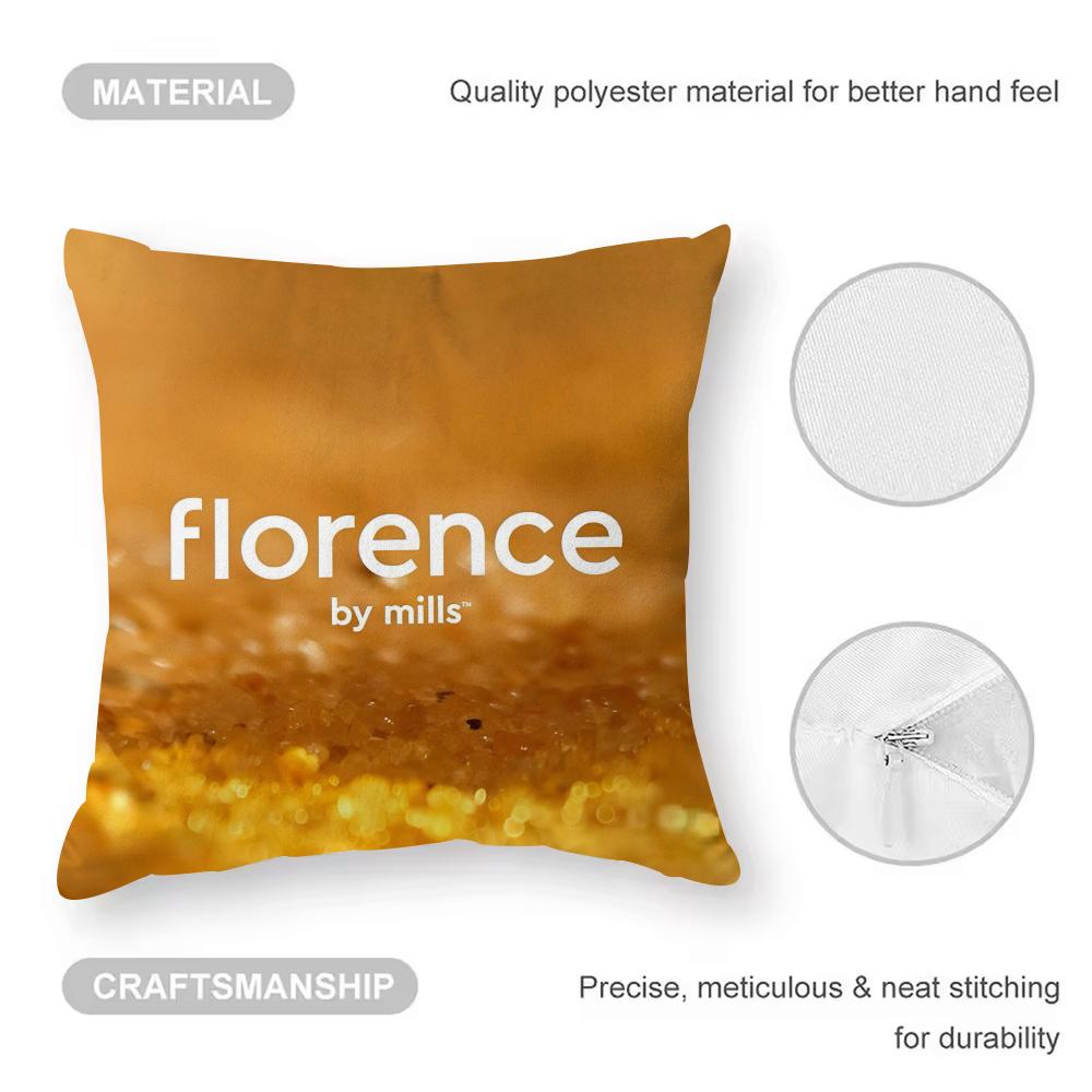 Fashion F-Florence by mills Make up Double-sided Printed pillow cover Short plush Suitable living rooms throw cushion cover