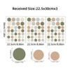 3PCS Coloreful Dots Removable Waterproof Wall Stickers for Kids Room Children's Room Decor Bedroom Living Room Home Decoration
