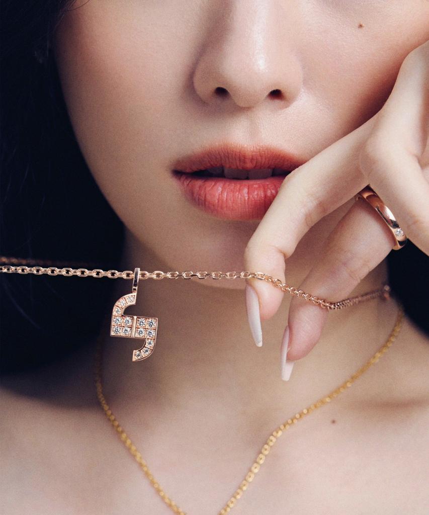Valik [925 Silver] No.02 Signature Pavé Necklace [L]