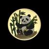 Tourist attractions, national treasures, panda souvenirs, playing with coins, commemorative medals, gold and silver coins, giant panda coins