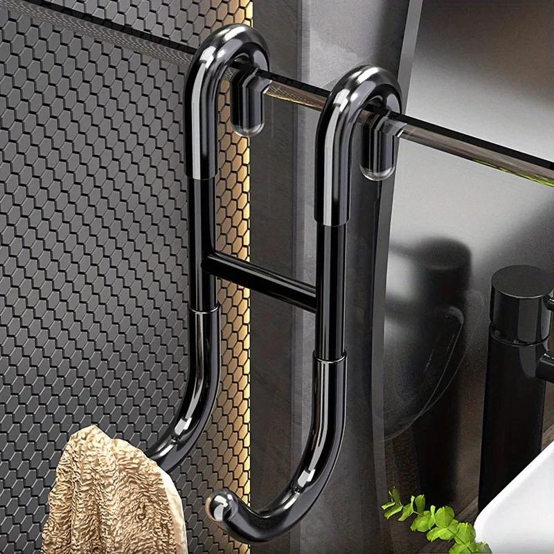 1pc Simtive Squeegee Hooks for Towel Bathroom Frameless Glass Shower Door Towel Hook for Bathroom Frameless Glass Squeegee Hooks
