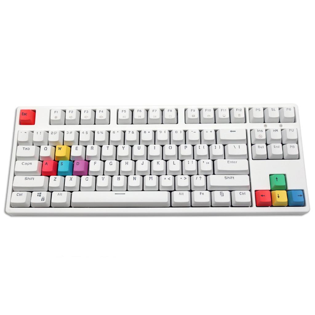 9 Tasten OEM Profil PBT RGBY Modifikatoren Tastenkappen WASD/ESC/Richtungstasten Tastenkappen Mechanische Tastatur Tastenkappen Ersatzteile