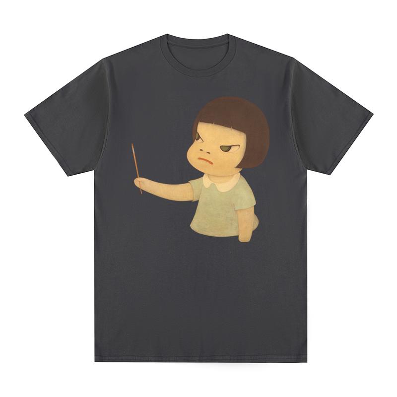 Yoshitomo Nara Nowa 2026 Vintage Koszulka Moda Streetwear Impreza Bawełna Męska Koszulka Nowa Koszulka Koszulka Damskie Topy
