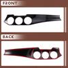 Carbon Fiber Dashboard Center Console Air Condition Panel Decoration for Mercedes Benz W176 GLA X156 CLA C117 2013-