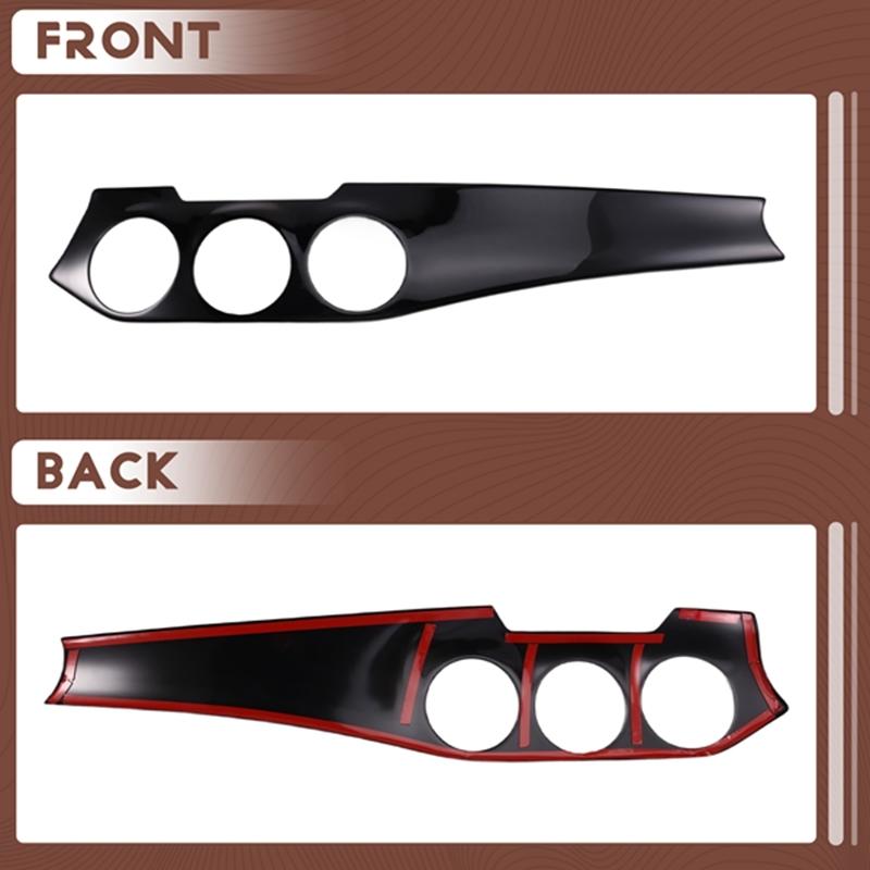 Carbon Fiber Dashboard Center Console Air Condition Panel Decoration for Mercedes Benz W176 GLA X156 CLA C117 2013-