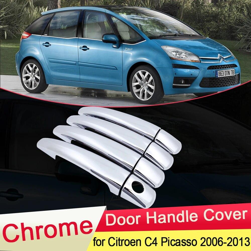 

Для Citroen Grand C4 Picasso 2006 2007 2008 2009 2010 2011 2012 2013 хромированная крышка дверной ручки автомобильный набор аксессуаров для стайлинга