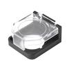 Lockable Push Button Switch Cover for 22mm Mount Transparent Waterproof Safety Protector Suitable for Power Buttons