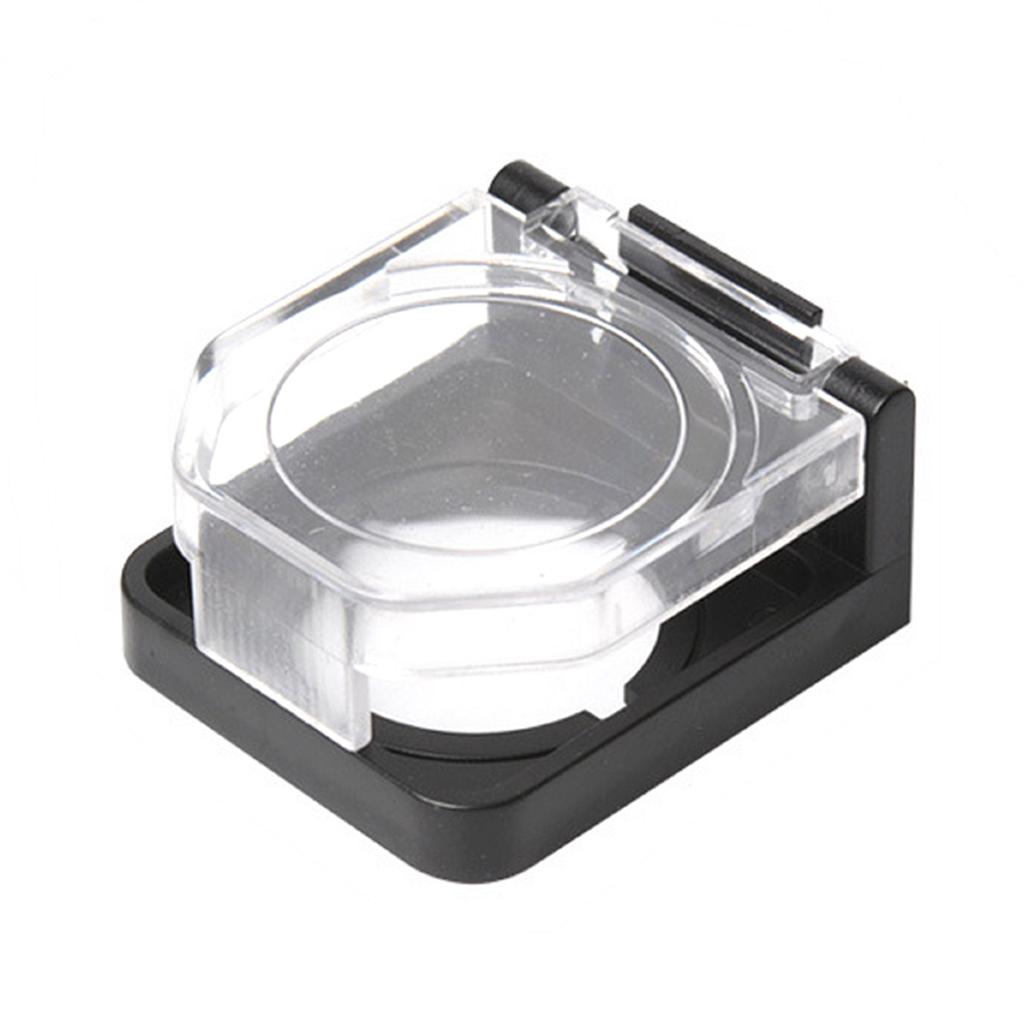 Lockable Push Button Switch Cover for 22mm Mount Transparent Waterproof Safety Protector Suitable for Power Buttons