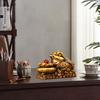 Pure Copper Treasure Pot Golden Toad Ornaments Zhaocai Three Legged Toad Store Living Room Office Decor Opening Gift