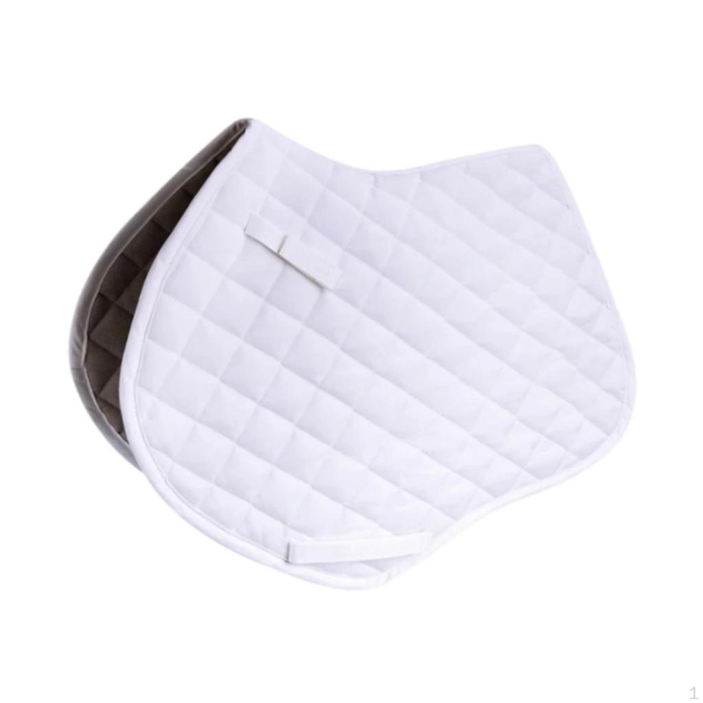 Horse Saddle Pad Dressage Lightweight Riding Protect Thighs Anti Slip Shock Absorbing Sports