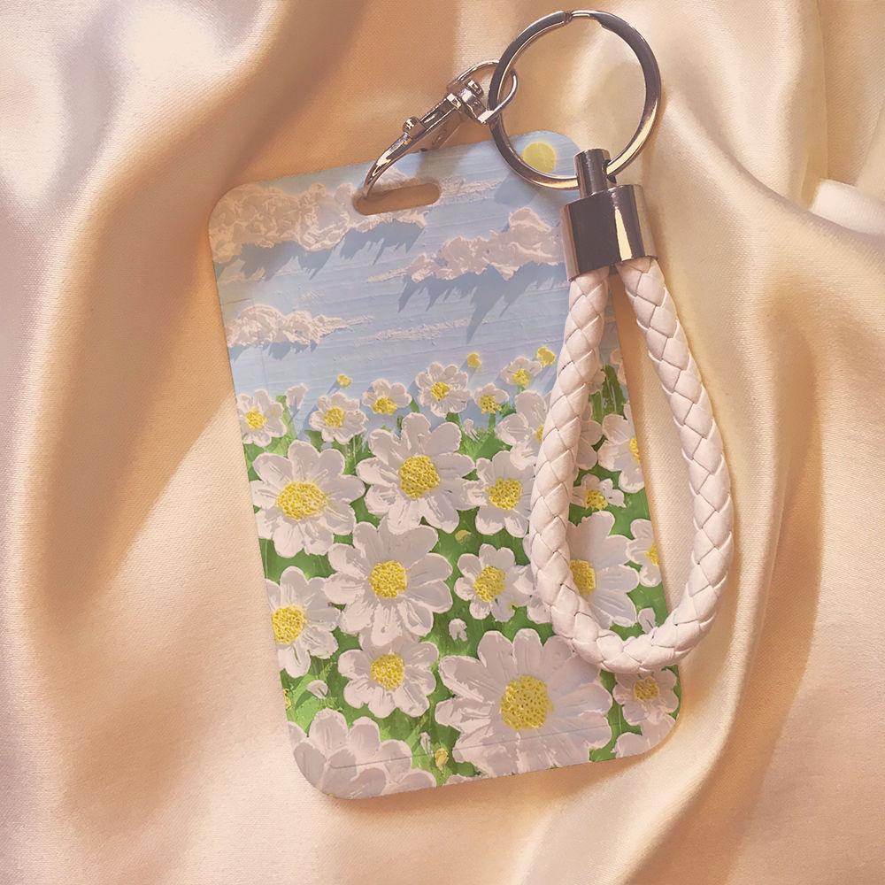 Waterproof Cartoon Plastic Card Cover Women's Kids Bus Credit ID Name Business Working Bank Card Badge Holder Protective Cover