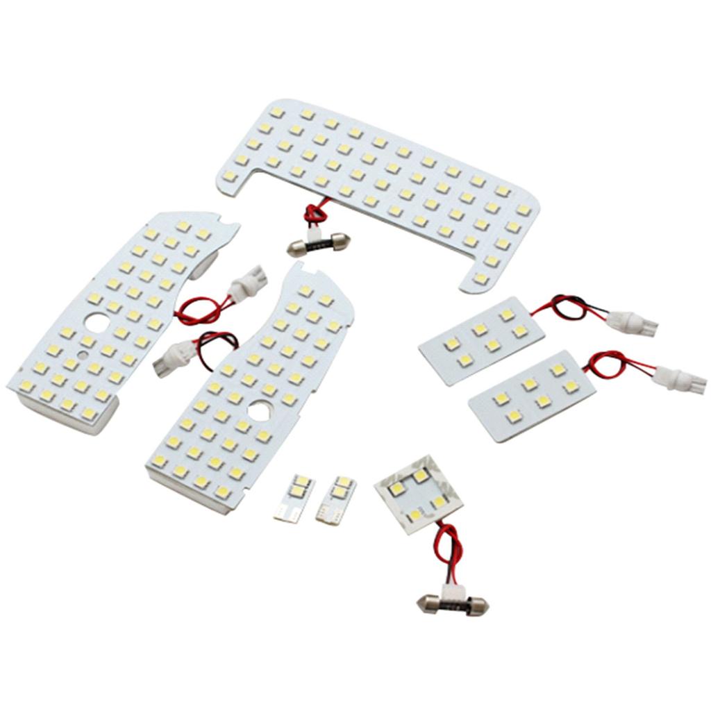 Ranzek Toyota 30 Series Prius Pure White LED Room Lamp Set Models Without 8-Piece (For Moonroof, ZVW30, Early/late Models)