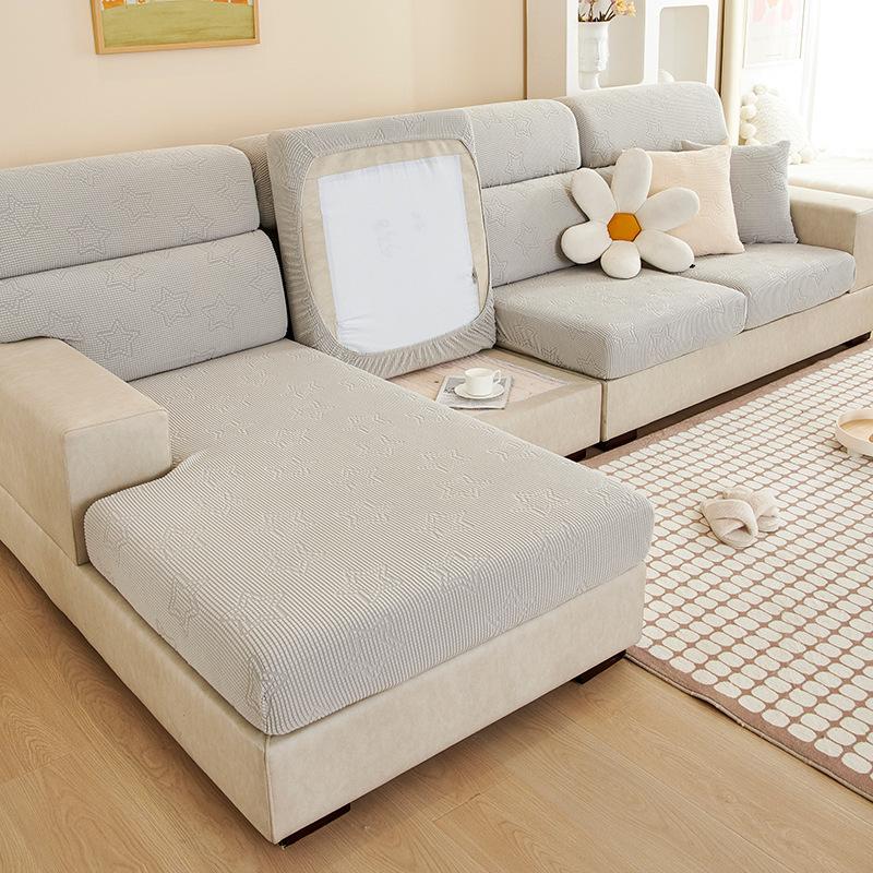 Elastisk Sofatrekk, Nytt Universelt Altomfattende Sofaputeryggtrekk, Universelt Sklisikkert Sofatrekk, Fortykning