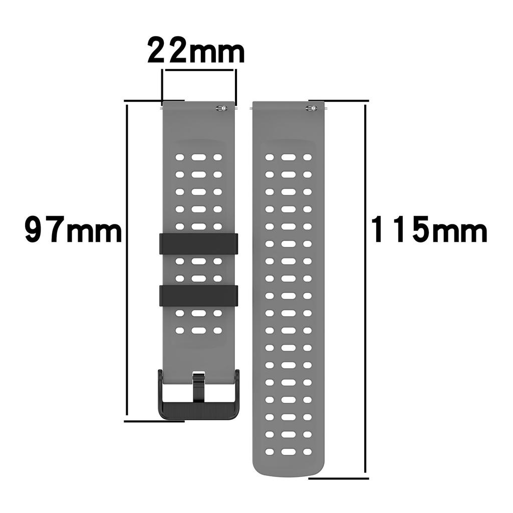 22mm Sports Silicone Strap For Mi bro Mibro Watch X1 / A1 / A2 / C3 / T2 Band Belt Bracelet Watchband Smartwatch Accessories