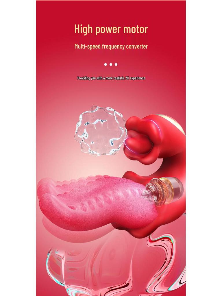 Wonderful Women's Fish Vibrator: Silent Tongue Licking for G-Spot & Genital Stimulation, Ideal for Masturbation & Pleasure