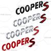 Metal COOPER SD Emblem Car Sticker Letter Badge Body Rear End Trunk Decor For Mini Cooper S R60 R52 R53 R55 R56 F54 F55 F56 F60