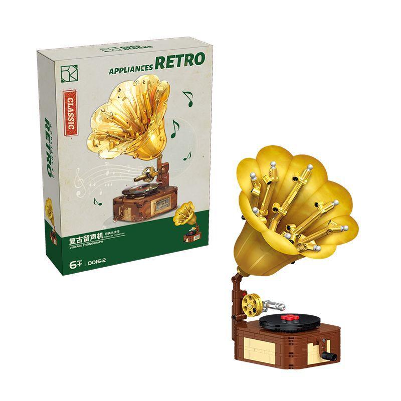 Vintage Vintage Camera Roll Nostalgic Vintage Camera Ornament Decorative Phonograph Tv Model Building Block Toy