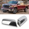 Car Door Rear View Mirror Cover ABS Chrome Housing Cap Replacement for Silverado MK3 2014‑2017 Door Rear View Mirror Cover