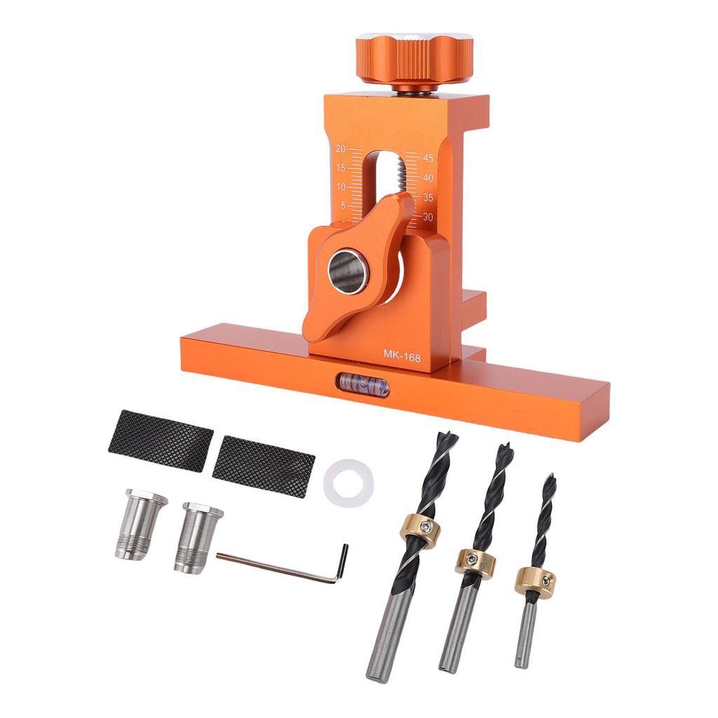 Cabinet Door Installation Jig 6mm 8mm 10mm 3 Point Drill Bits Wardrobe Door Panel Rebound Punching Positioner