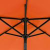 Sun Umbrella with Steel Pole Terracotta 225x225x212 Cm