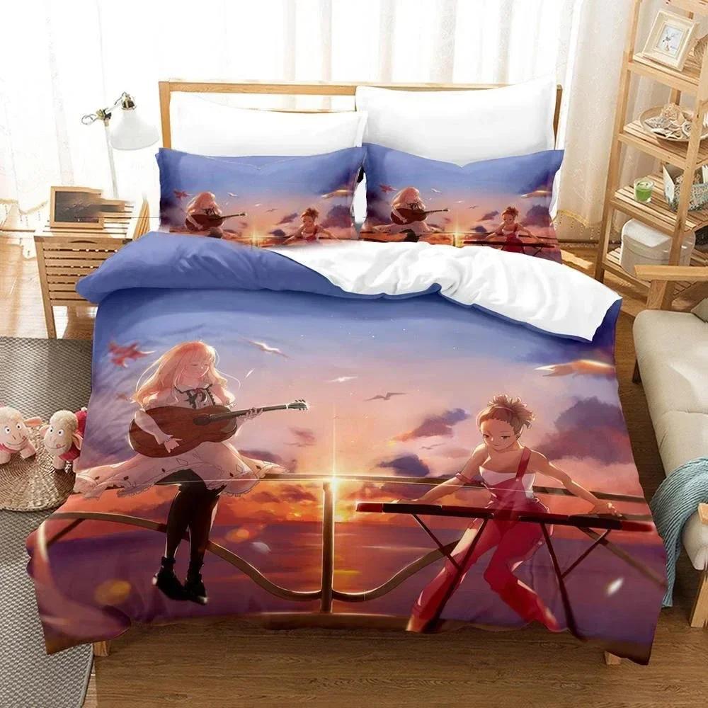 3D Carole & Tuesday Bedding Set Printed Bed Set With Pillowcase Bed Duvet Cover Soft Single Double Queen Super King Size Bedroom