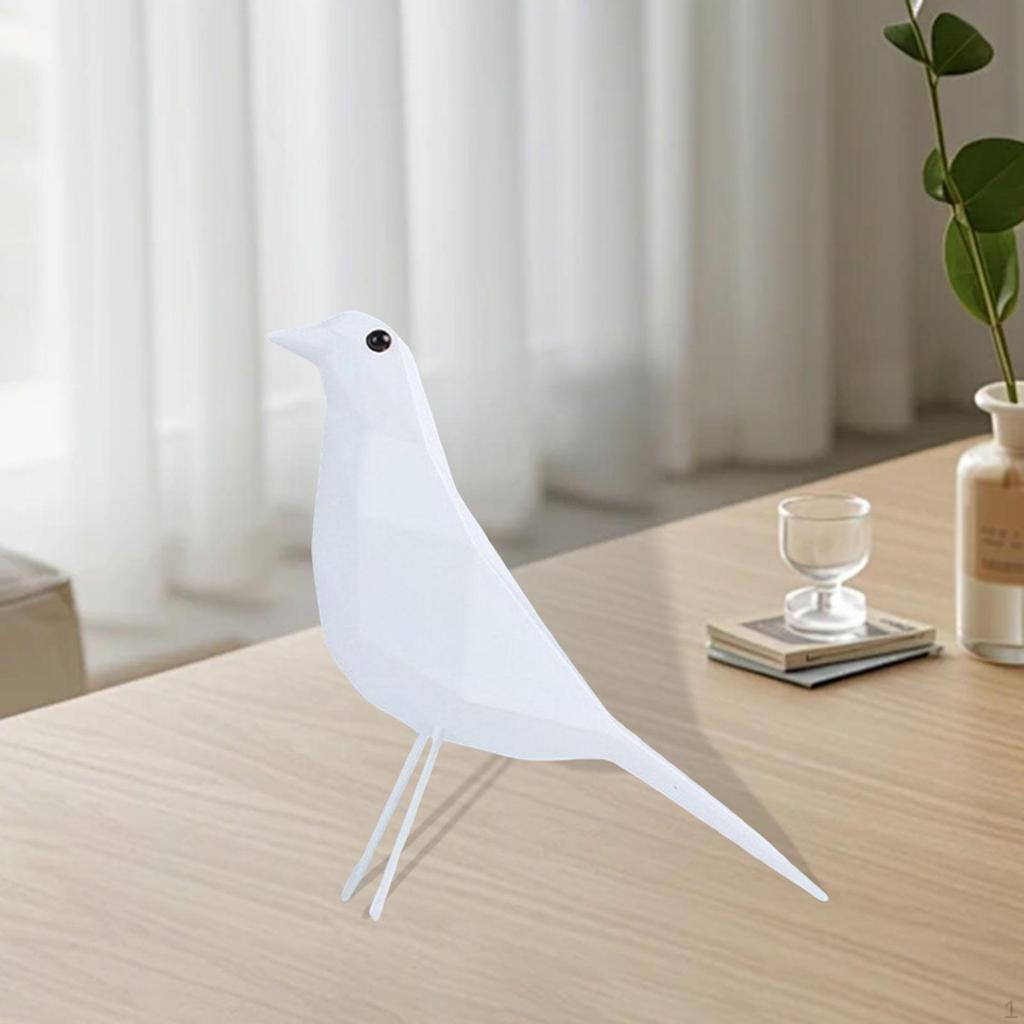 Birds Statue Modern Bird Figurine Decorative for Kitchen Shelf Living Room