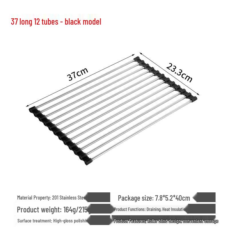 

Stainless Steel Folding Dish Rack & Water Filter Draining Rack