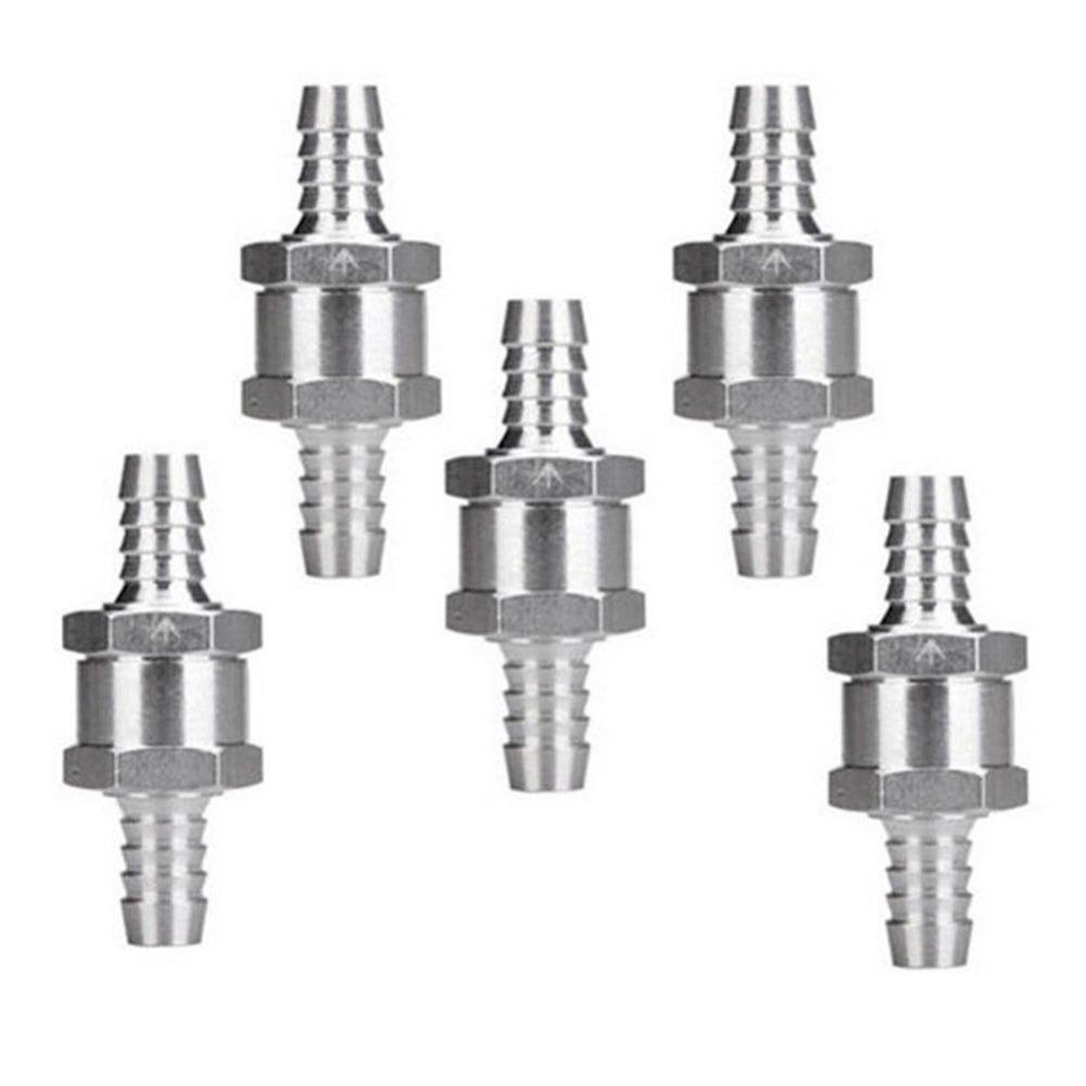 One Way 6/8/10/12/14/16mm 6 Size Valves Aluminium Alloy Fuel Non Return Check Valve One Way Fit Carburettor Wholesale Price