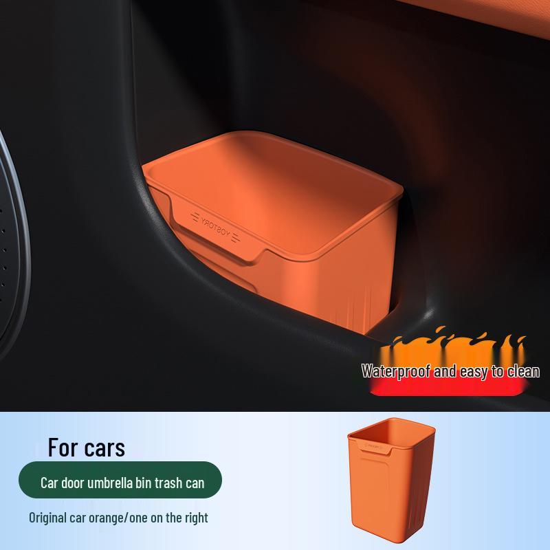 Compatible with 26 Zeekr 001 models: car door storage box, silicone trash can, storage solution, and modification supplies.