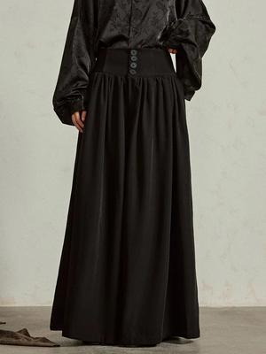 Pantaloni cu picior larg uni stil chinezesc nou ZYY1042