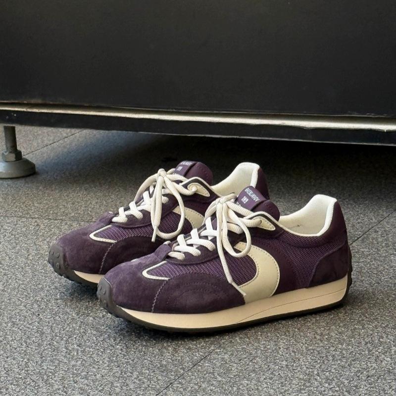 

Retro feet little girl summer new mesh color matching casual sports board shoes versatile dad shoes 40