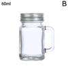 40ml/60ml/120ml Small Sealed Jar With Lid Portable Handle Cup Glass Bottle  Leakproof Glass Water Bottle For Milk Coffee Glass