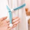 1 Pair Curtain Tiebacks for Drapes, Adjustable Curtain Rope Tie Backs, Faux Pearls Cord Curtain Buckle Holder for Home Hotel Office Window Drapery