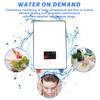 4500W Electric Water Heater with LED Display, Instant Tankless Water Heater, Suitable for Shower, Kitchen, and Bathroom