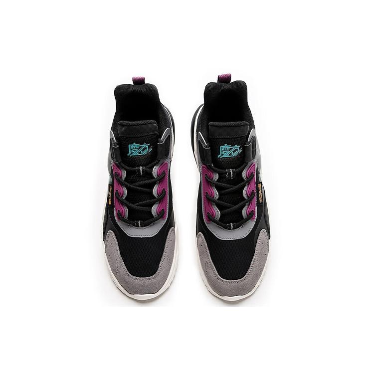 Anta Rubik's Cube Synthetic Leather Slip Resistant Abrasion Resistant Slip Resistant Abrasion Resistant Low top 112148808-3