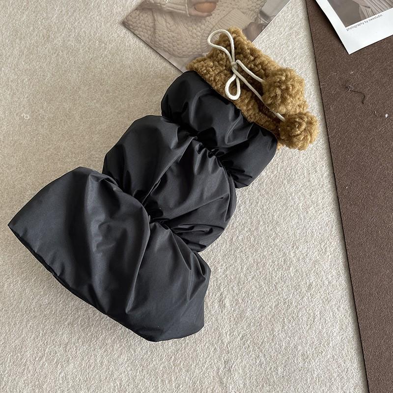 Womens Winter Fleece-Lined Knit Leg Warmers With Lace Trim Pom Poms Mid-Calf Stylish Socks Teens Adults