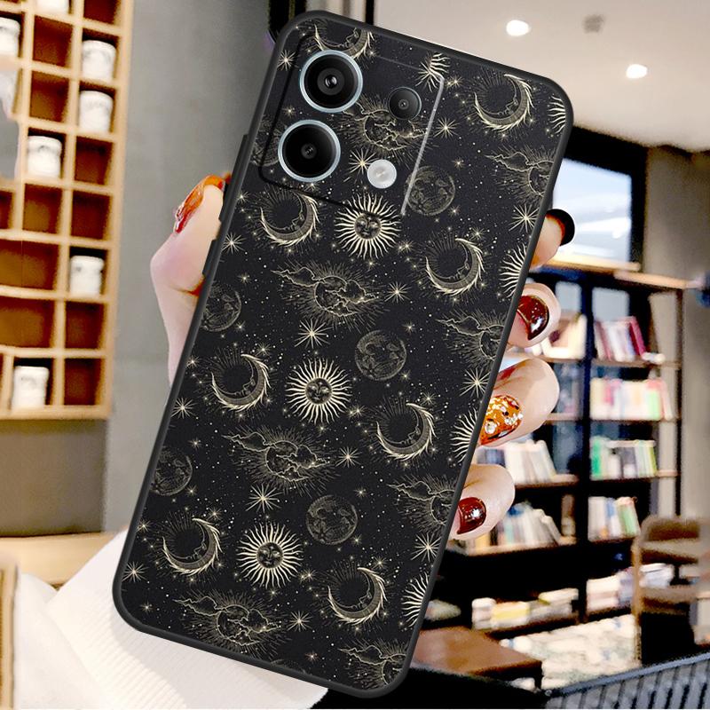 

Suns Moons Clouds Astrological For Xiaomi Redmi Note 13 Pro 9 10 11 12 14 Pro 11S 12S Case For Redmi 15 12C 13C 14C 10C 15C Redmi 13 4G