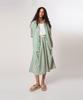 Athplatform Au61Sh15_Wrinkle Stripe Lounge Shirt_Green