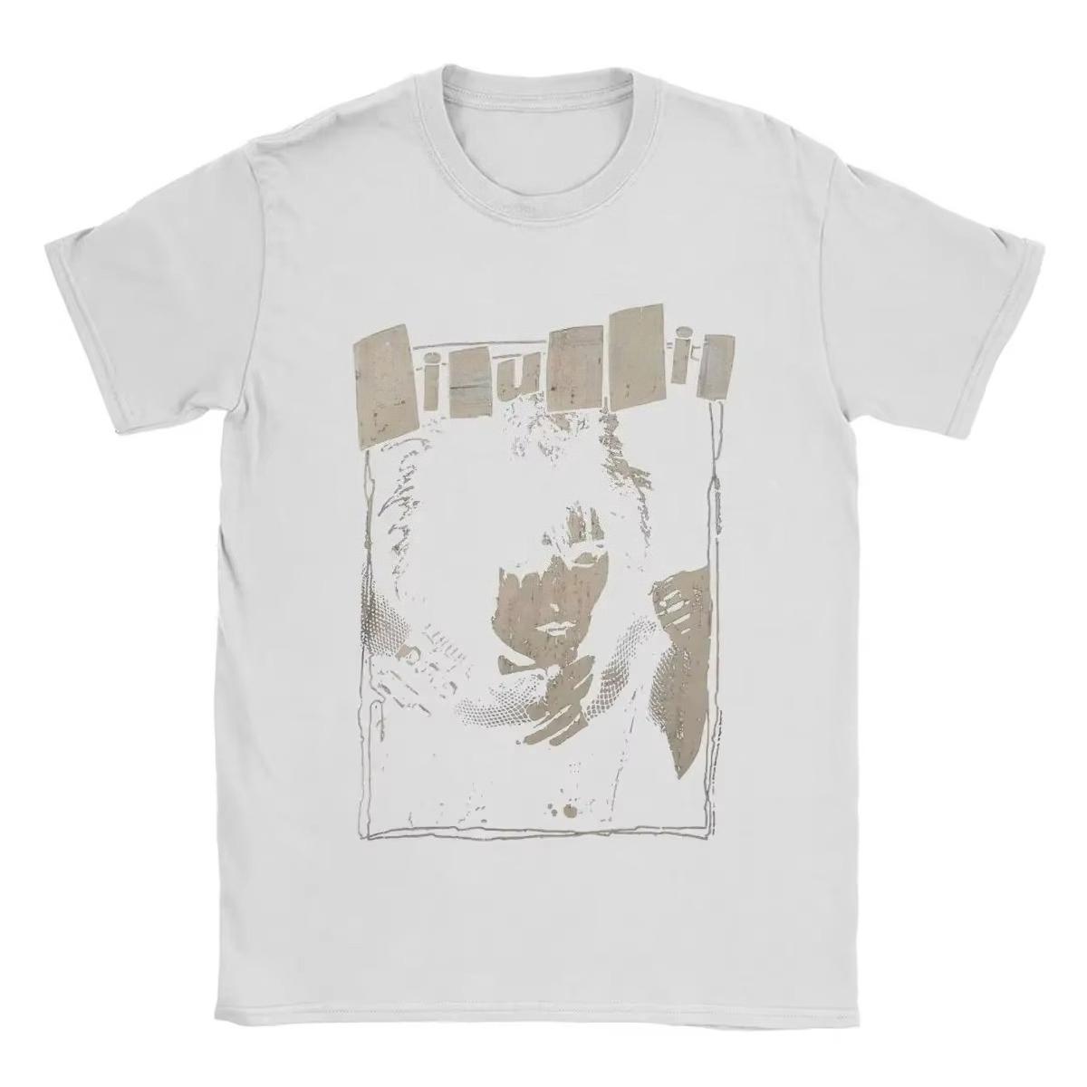 

Autumn Street Figure Printed Short Sleeved Tees Thick Pure Cotton Round Neck Comfortable and High-quality Casual Style T-shirt 4XL