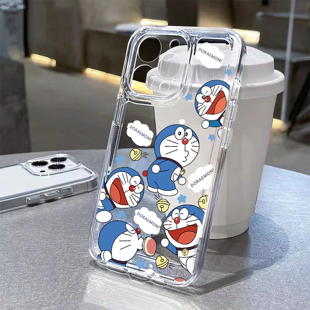 Cartoon For Doraemons Phone Case For Samsung Galaxy S26 S25 S24 S23 S22 S21 S20 FE Note20 10 Edge Plus Ultra Lite 5G Clear Cover