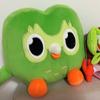 Jucărie de pluș cu bufniță verde Duolingo Duo Plushie Of Duo Bufnița din desene animate Bufniță păpușă Moale Jucărie cu animale de pluș Cadou de aniversare pentru copii