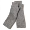 Women's Cashmere Knit Striped Half-Finger Winter Gloves