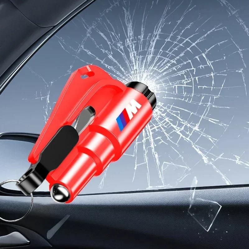 Car Tools Car Safety Hammer Window Breake Life Saving Seat Belt Cutter For BMW E53 E70 E71 E72 E83 X1 X2 X3 X4 X5 X6 X7 E84 F48
